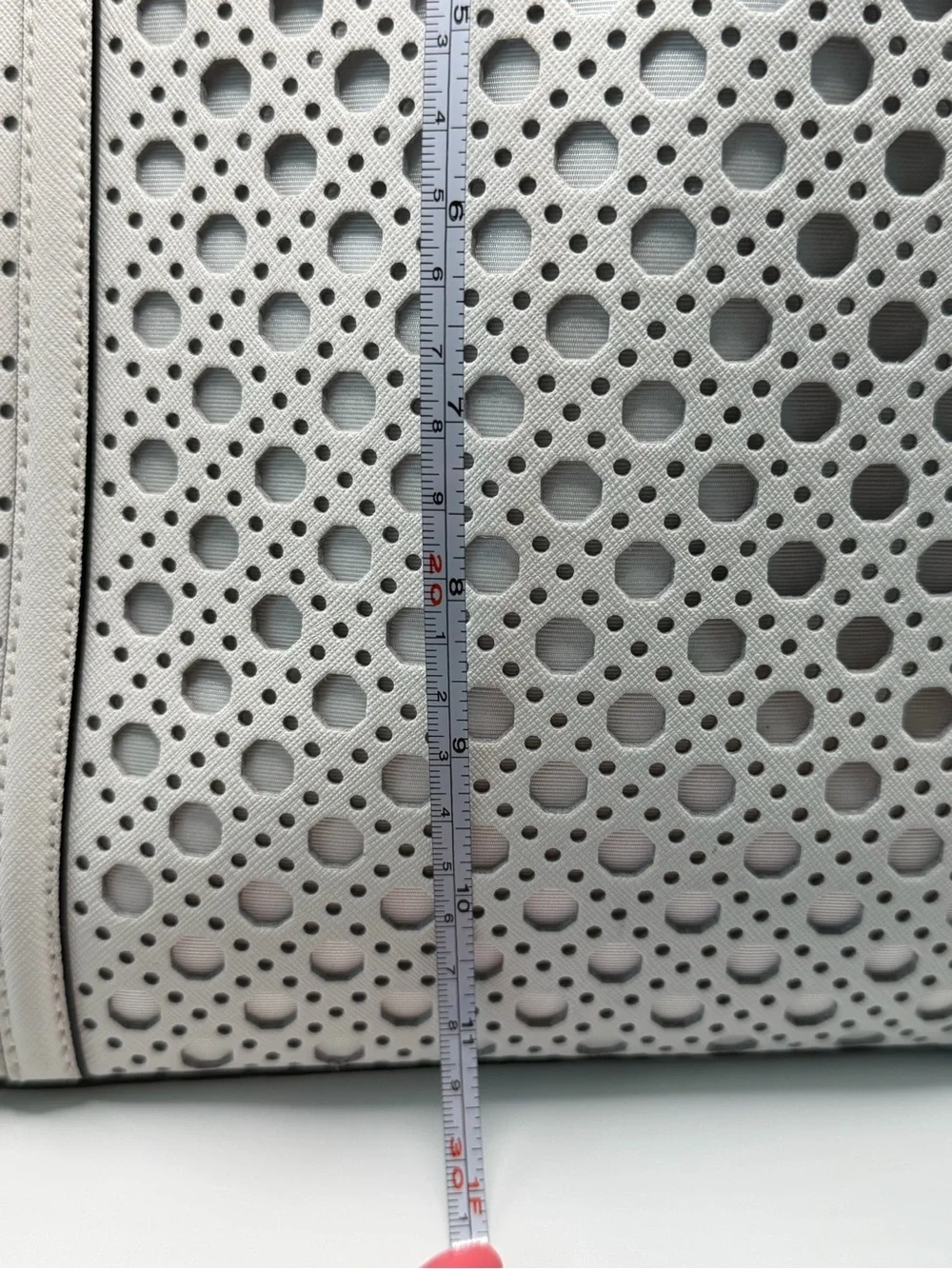 kate spade Perforated White Tote
